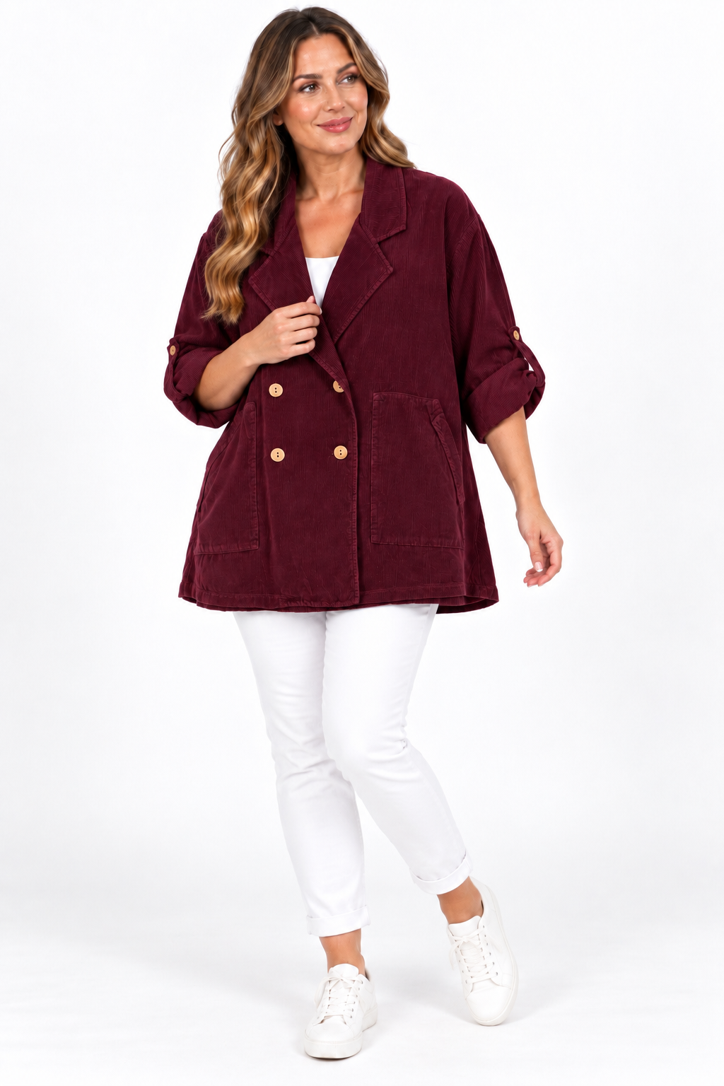 Made in Italy Corduroy Blazer