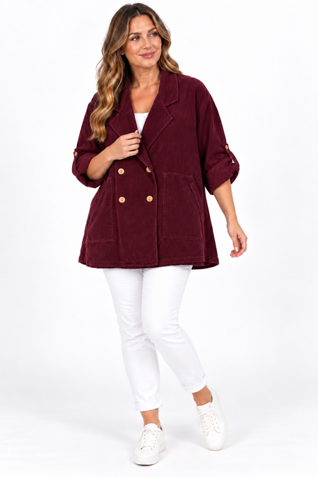 Made in Italy Corduroy Blazer