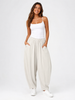 Made in Italy Balloon leg Pockets front Trouser