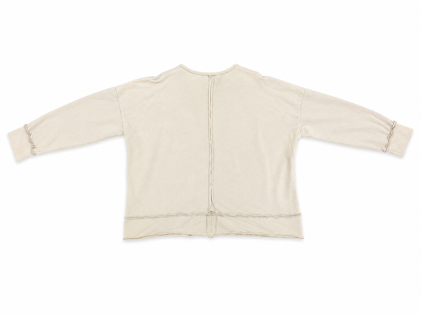 Made in Italy Relaxed Fit Sweatshirt Top