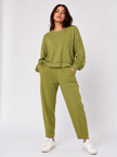 Made in Relaxed Tapered /Barrel Leg Sweatshirt Trouser