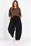 Made in Italy Corduroy Ralaxed Tapered Leg Trouser