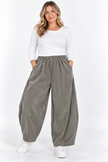 Made in Italy Corduroy Balloon Leg Trousers