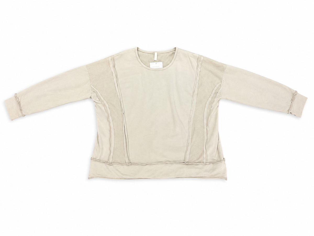 Made in Italy Relaxed Fit Sweatshirt Top