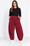 Made in Italy Corduroy Ralaxed Tapered Leg Trouser