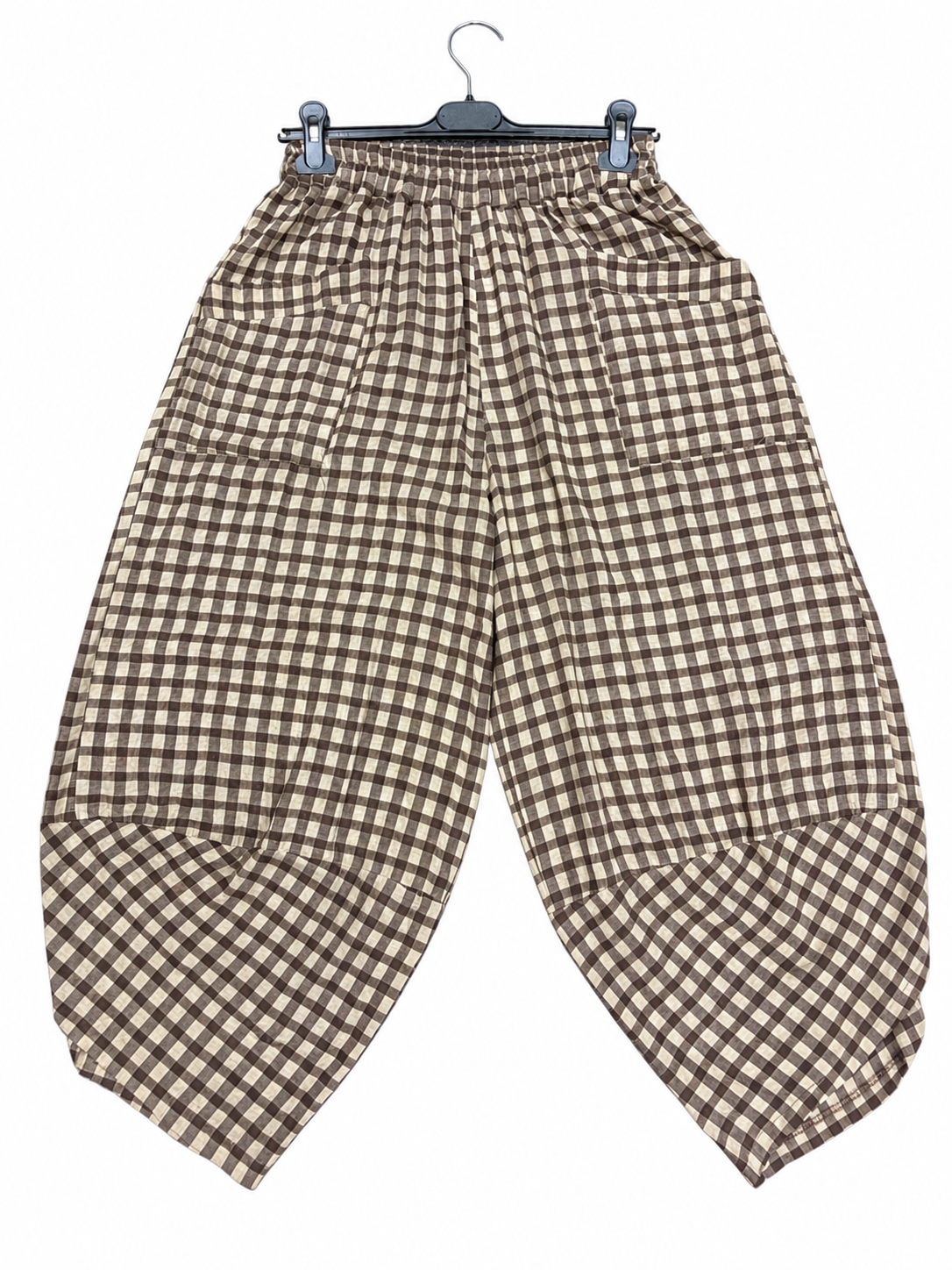 Made in Pocketed Front Gingham/Check Trouser
