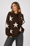 Made in Italy Star Knit Jumper