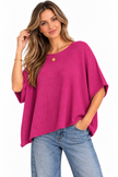 Made in Italy Relaxed Short Sleeve Knit