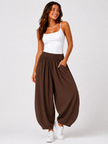 Made in Italy Balloon leg Pockets front Trouser
