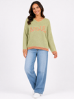 Made In  Italy knit Smile Jumper
