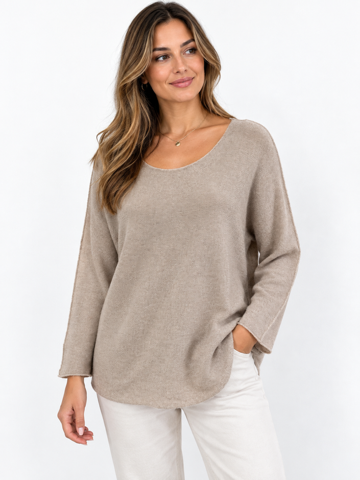 Made in Italy Soft Scop knit Jumper