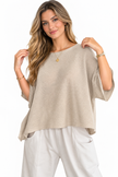 Made in Italy Relaxed Short Sleeve Knit