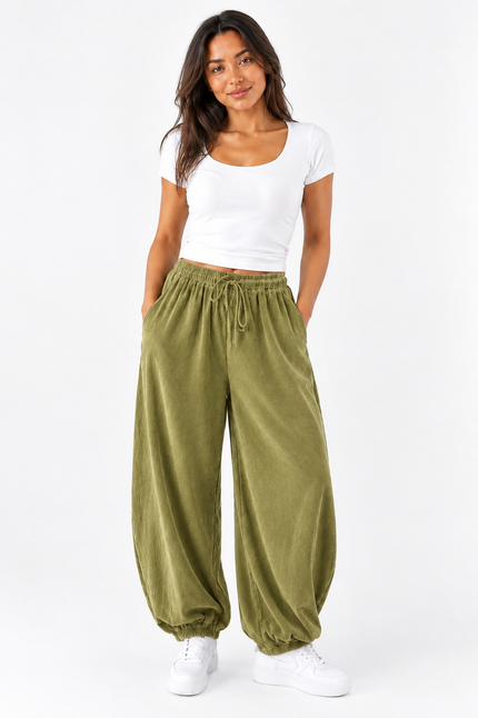 Made in Italy Corduroy balloon Trouser