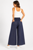 Made in Italy Pinstripe Wide leg trouser