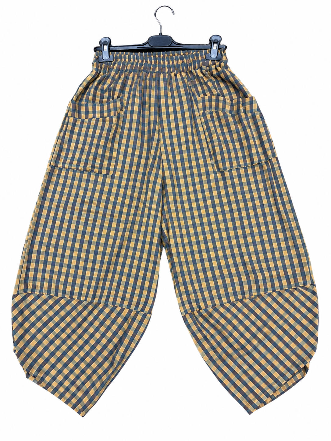 Made in Pocketed Front Gingham/Check Trouser