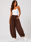 Made in Italy Balloon leg Pockets front Trouser