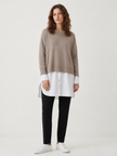 Made in Italy White Layering Shirt