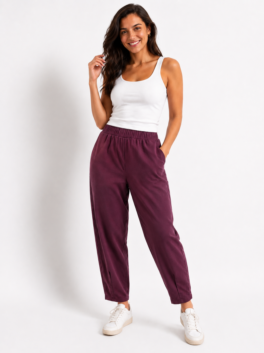 Made in Relaxed Tapered /Barrel Leg Sweatshirt Trouser
