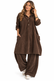 Made in Italy Needlecord Shirt Dress
