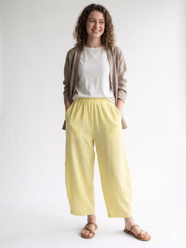 Stone Wash Balloon Trouser | Made in Italy