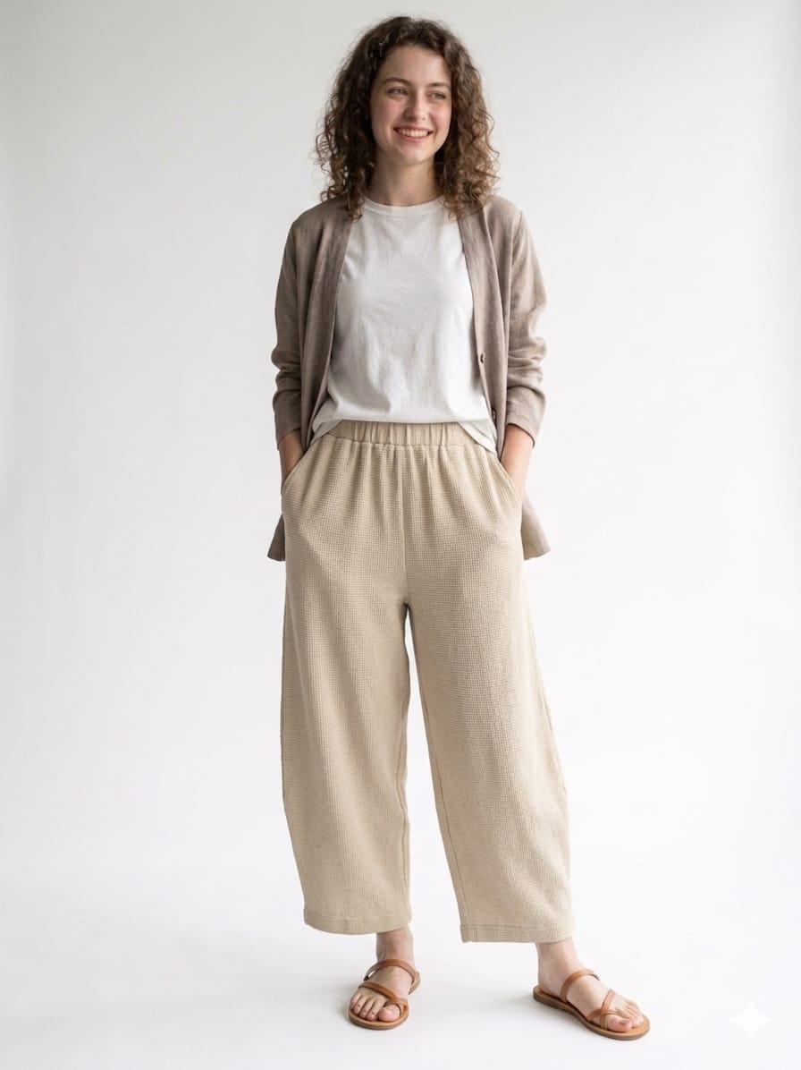 Stone Wash Balloon Trouser | Made in Italy
