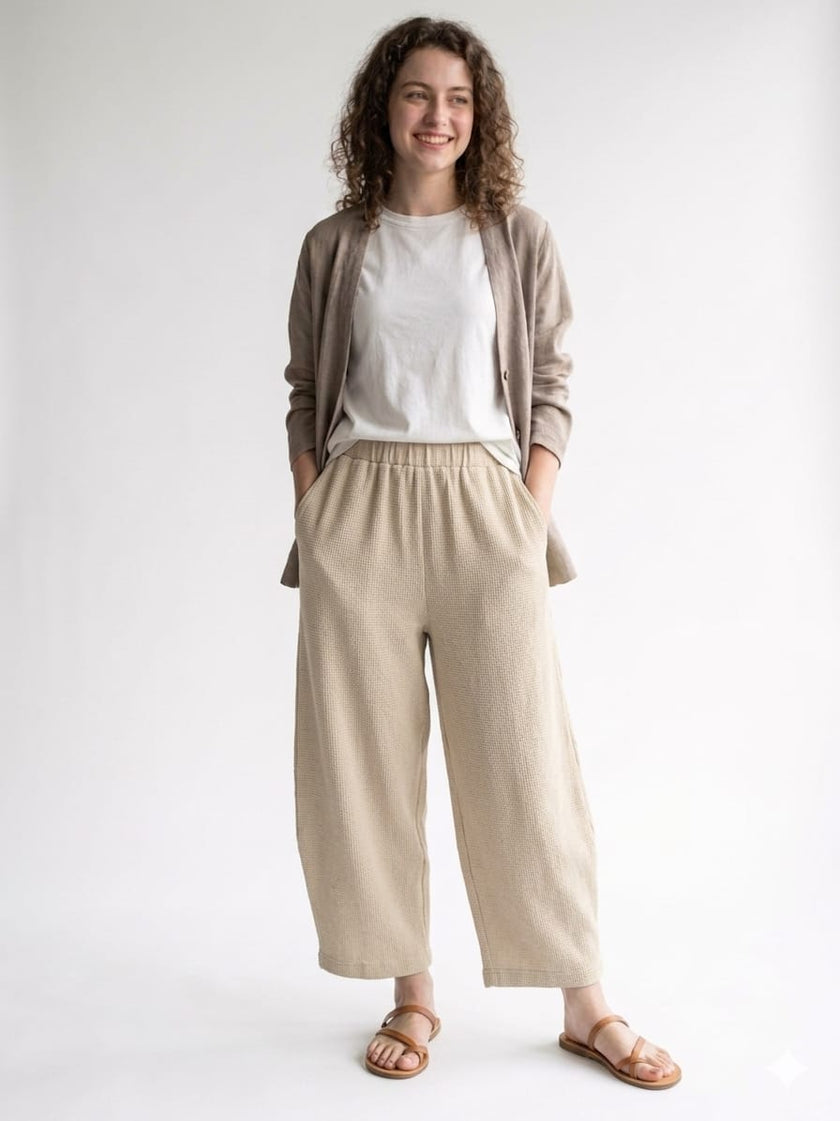 Stone Wash Balloon Trouser | Made in Italy