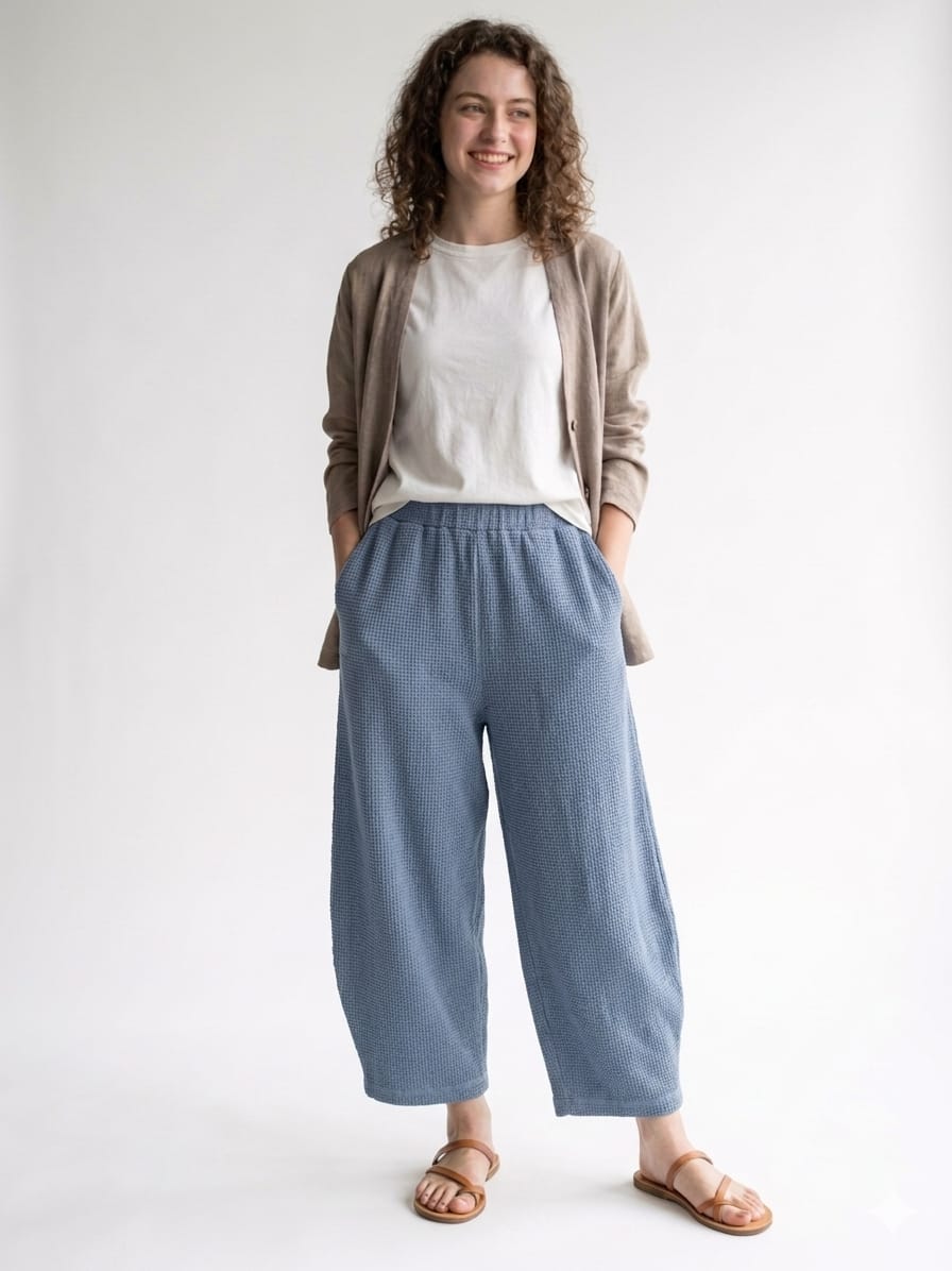Stone Wash Balloon Trouser | Made in Italy