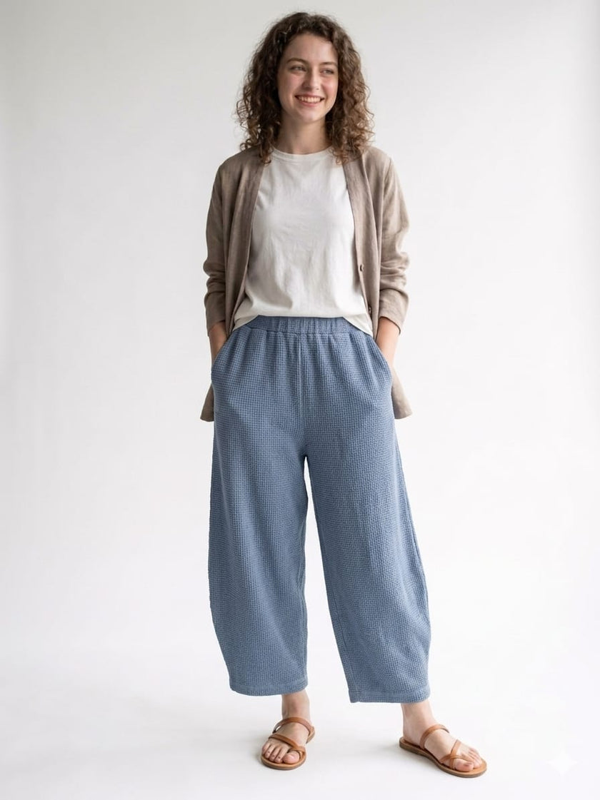 Stone Wash Balloon Trouser | Made in Italy