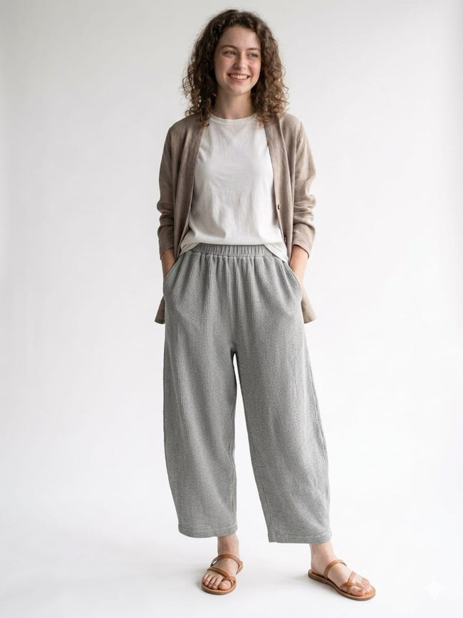 Stone Wash Balloon Trouser | Made in Italy