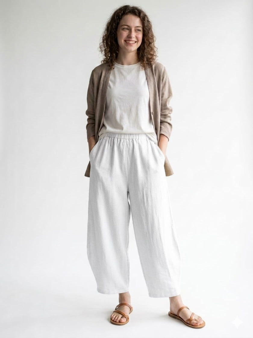 Stone Wash Balloon Trouser | Made in Italy