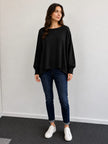 Batwing Loose Fit Top - Made in Italy
