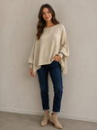 Batwing Loose Fit Top - Made in Italy