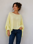 Batwing Loose Fit Top - Made in Italy