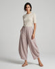 Made in Italy Textured Wide-Leg Trousers - Bubblegum