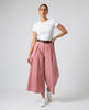 Made in Italy Pleated Wide Leg Palazzo Trouser - Bubblegum