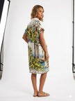 Made in Italy  Ruins Print Midi Dress - White (2)