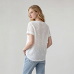 Made in Italy Broderie Anglaise Cotton Top